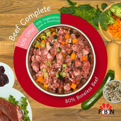 Beef Complete Beef (60% Lean) /Offal /Veg (Boneless)