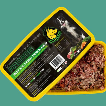 Complete Beef and Green Tripe Raw Dog Food Meal