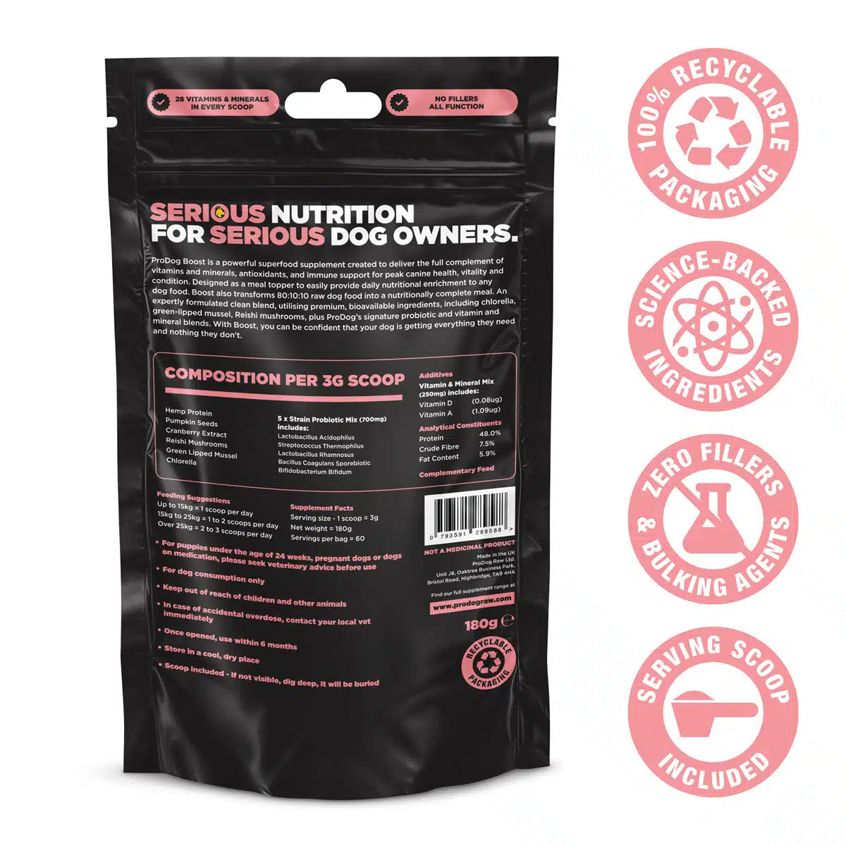 Boost Multi-Vitamin and Mineral Supplement For Dogs (exc 20% VAT)