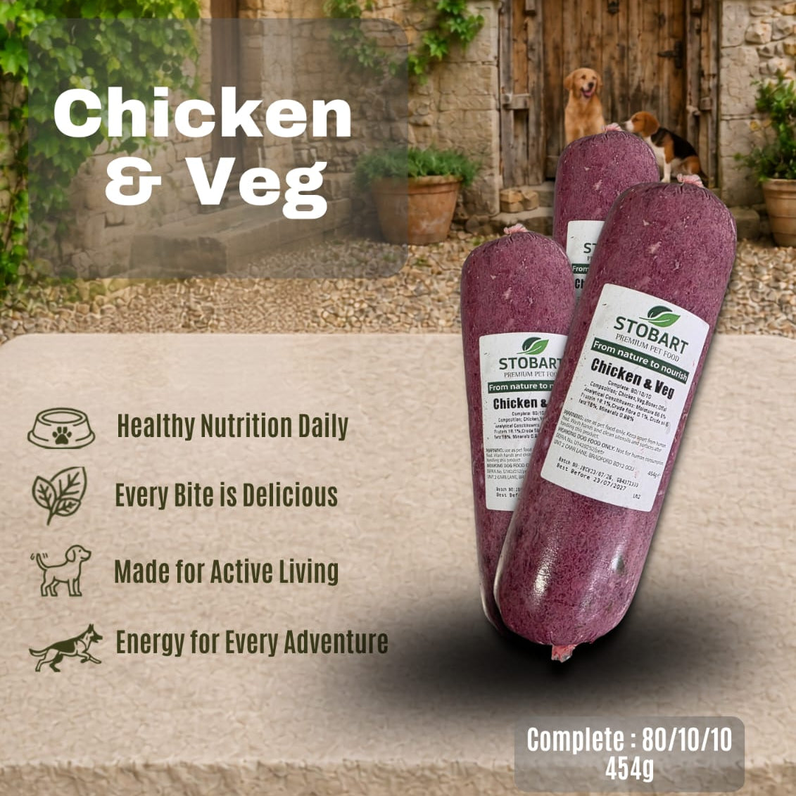 Chicken and Veg  454g