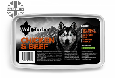 Wolf Tucker Chicken & Beef Meal (500g)