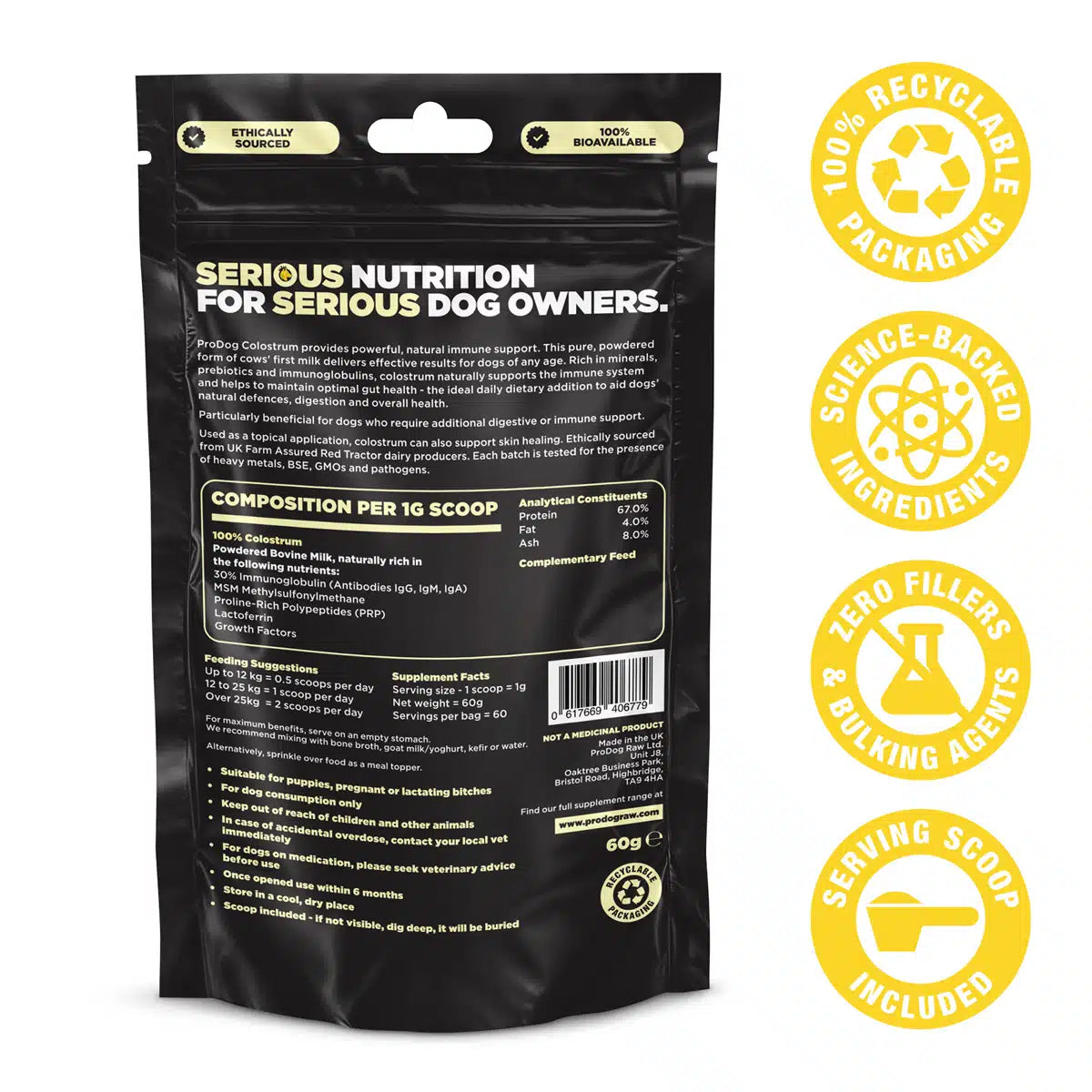 Colostrum Immune Support Supplement For Dogs  (excl VAT @ 20%)