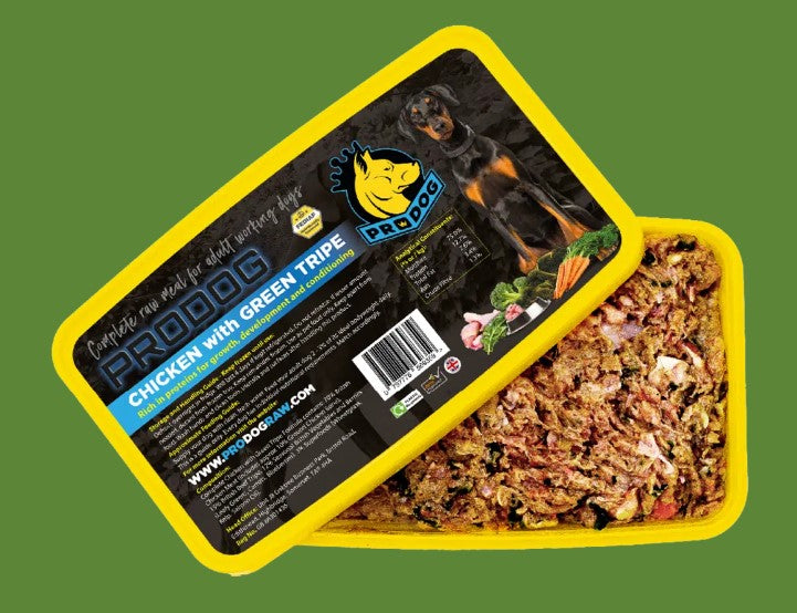 Complete Tripe Dog Food Meal with Chicken