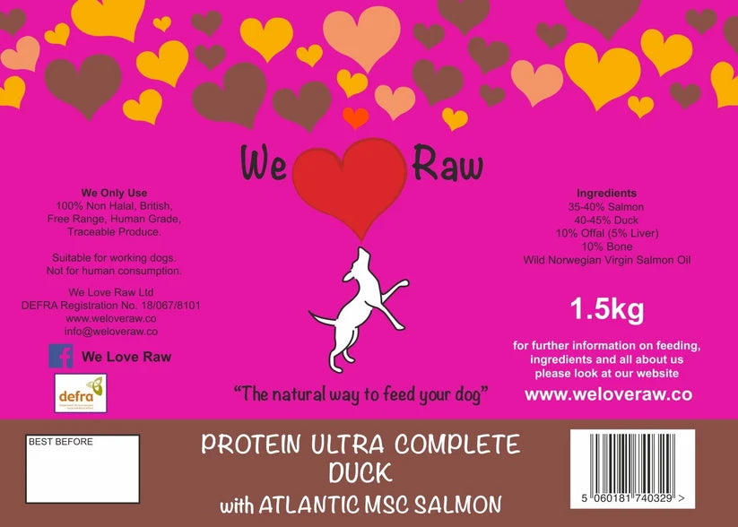 Duck with Atlantic MSC Salmon