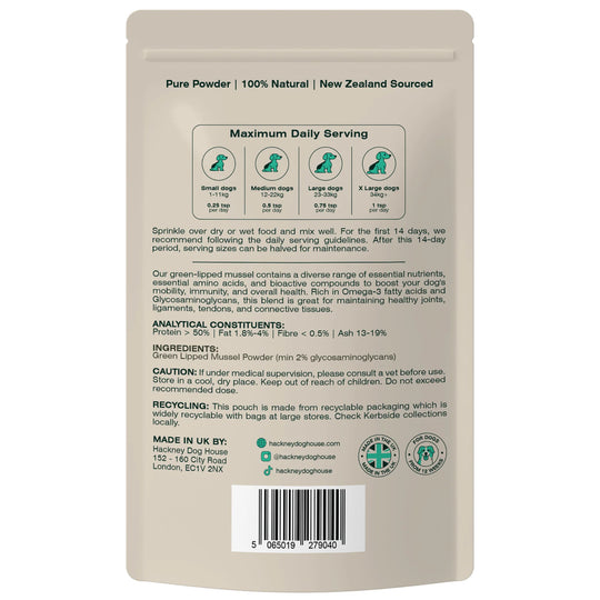 Green Lipped Mussel (excl. 20% VAT)
