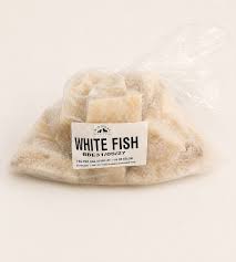 White Fish Chunks 1kg ~ Winstons Raw