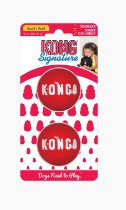 KONG® SIGNATURE BALLS 2-PK