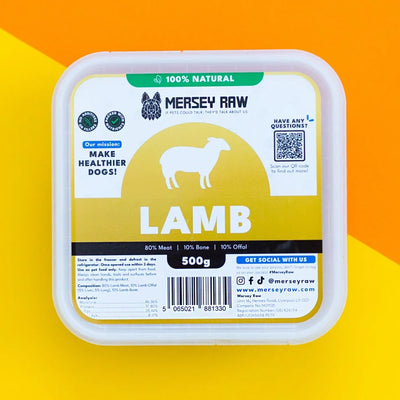 Lamb Raw Dog Food - 500g