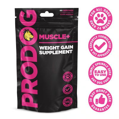 Muscle+ Weight Gainer and Muscle Builder Supplement For Dogs  (excl VAT @ 20%)