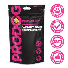 Muscle+ Weight Gainer and Muscle Builder Supplement For Dogs  (excl VAT @ 20%)