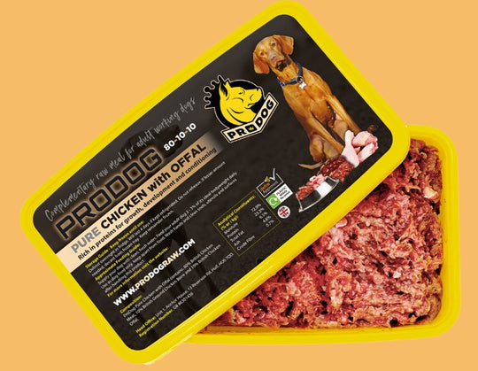 Pure Chicken with Offal Raw Dog Food 80:10:10 Meal