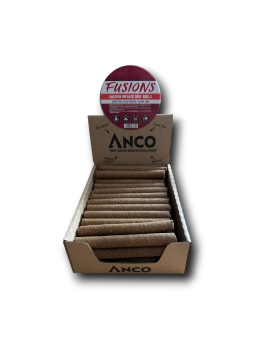 Anco Fusions Salmon Infused Beef Rolls  (exc 20% tax)