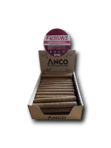 Anco Fusions Salmon Infused Beef Rolls  (exc 20% tax)
