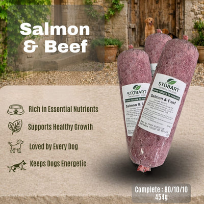 Salmon and Beef   454g