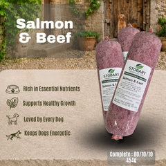 Salmon and Beef   454g
