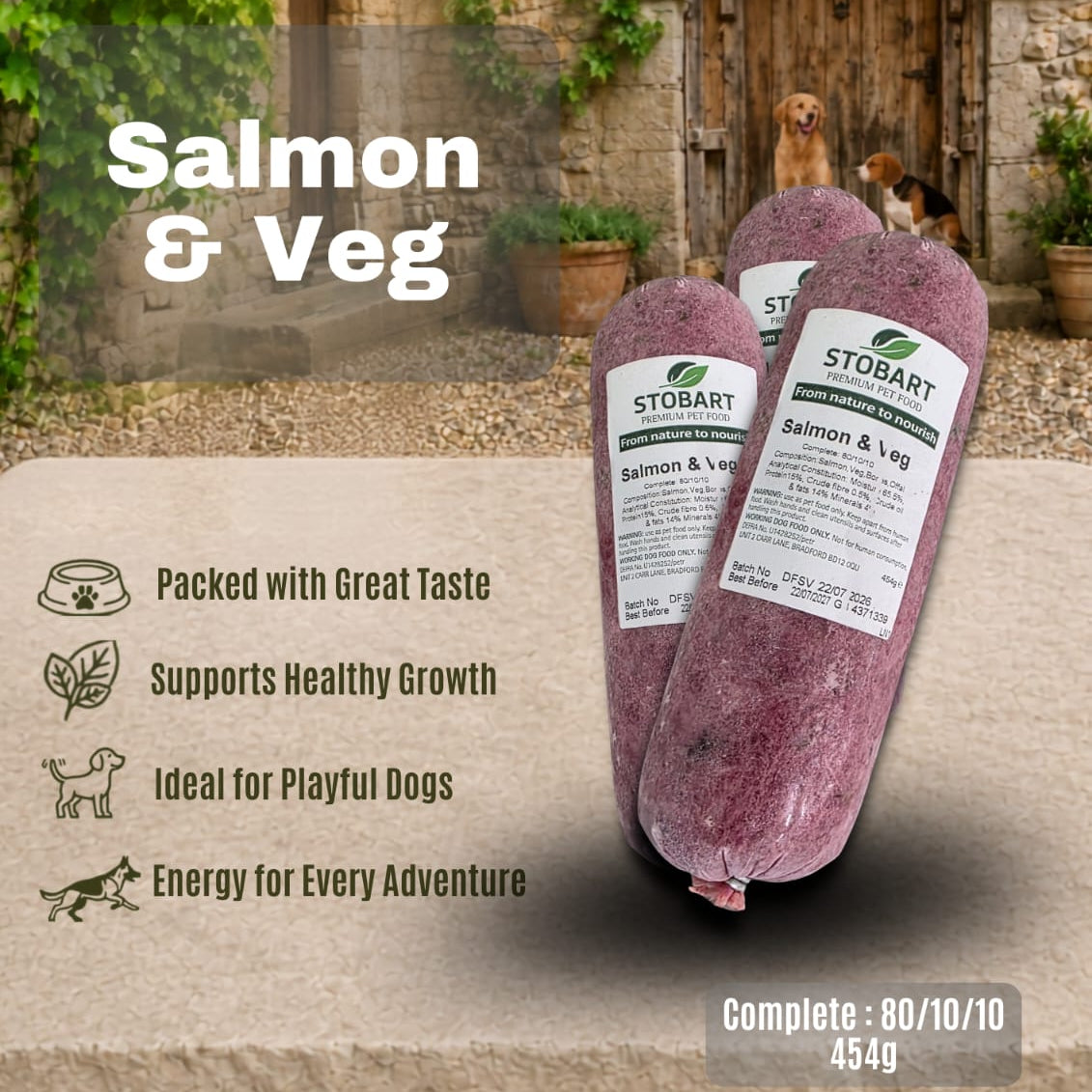 Salmon and Veg  454g