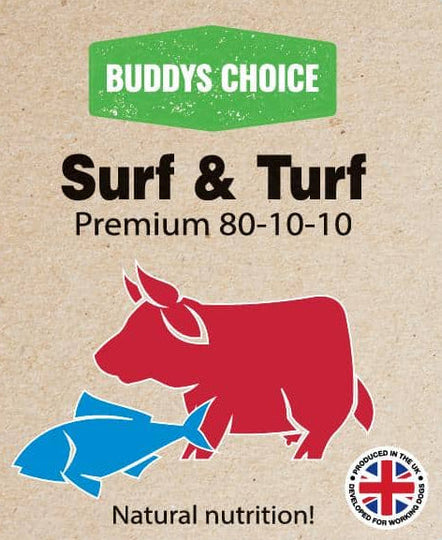 Buddys Choice Surf & Turf 80/10/10