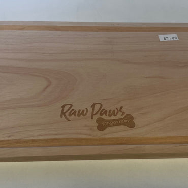 Raw Paws Wooden Chopping Boatd