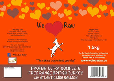 Free Range British Turkey with Atlantic MSC Salmon