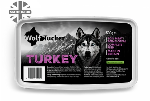 Wolf Tucker Turkey Meal (500g)