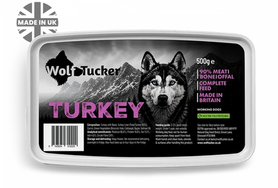 Wolf Tucker Turkey Meal (500g)