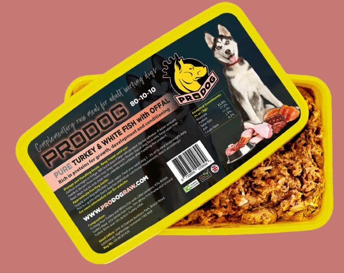 Pure Turkey and White Fish 80:10:10 Dog Food Meal