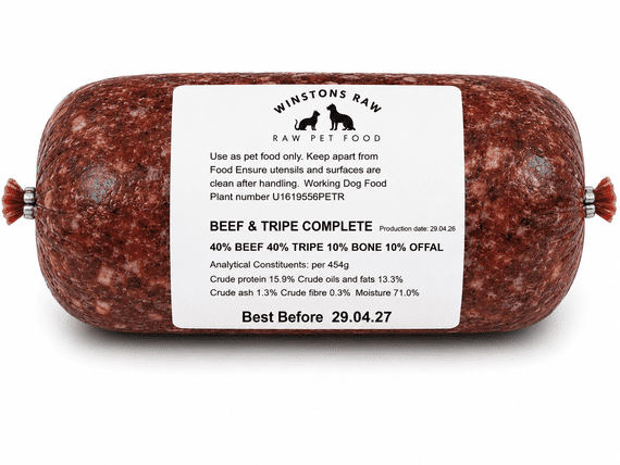 WINSTONS RAW DOG FOOD