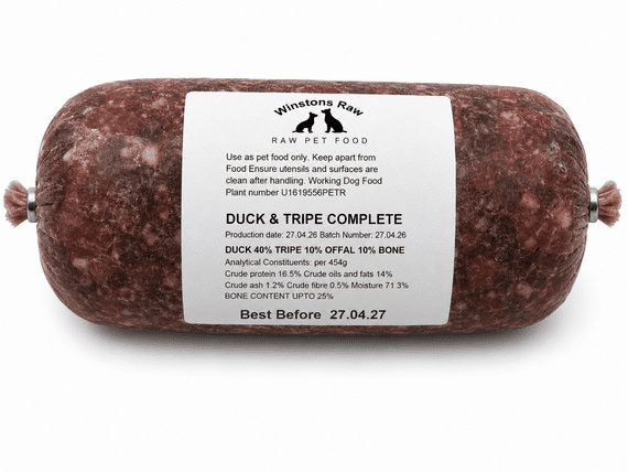 WINSTONS RAW DOG FOOD