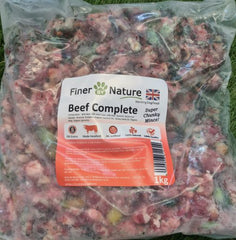 Beef Complete Beef (60% Lean) /Offal /Veg (Boneless)