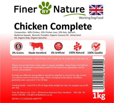 Chicken Complete Chicken/Offal/Veg/bone