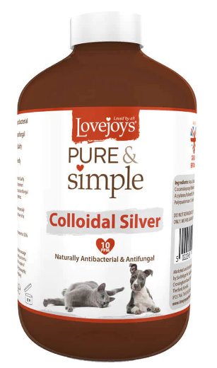 Lovejoys Pure Simple Colloidal Silver Pet Solution excl. 20 VAT Raw Paws Emporium