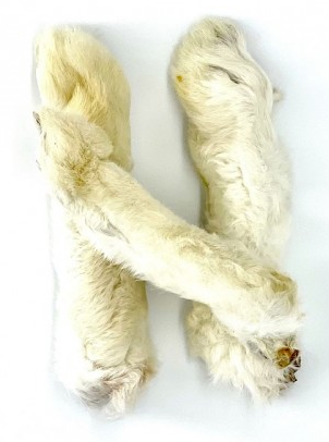 Raw Rabbbit Foot Hairy Rabbit Foot – Raw Paws Emporium