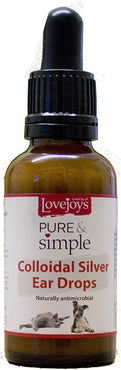 Lovejoys Pure & Simple Colloidal Silver Pet Ear Drops (excl. 20% VAT)