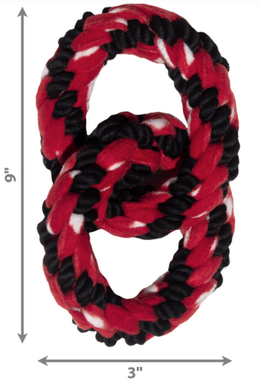 KONG® SIGNATURE ROPE DOUBLE RING TUG